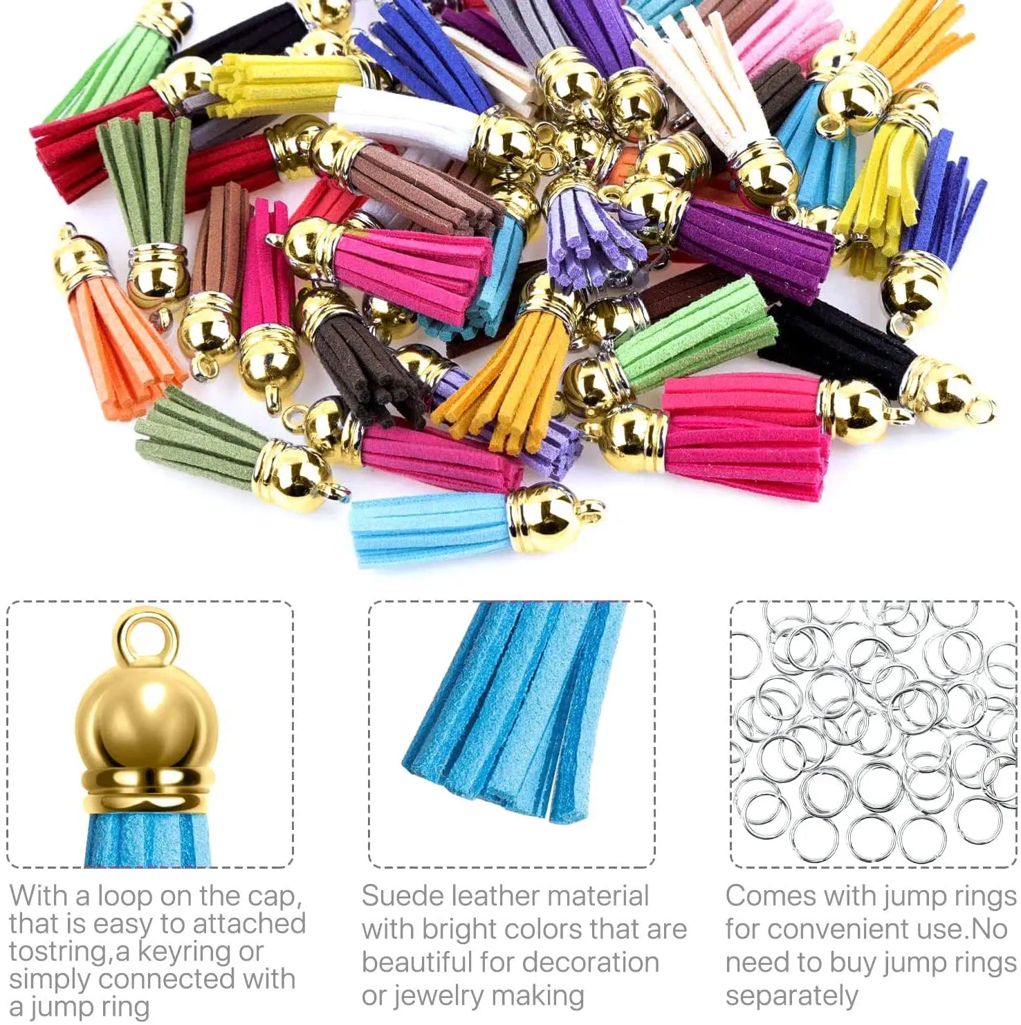 120 Pcs Acrylic Circle Blanks Keychain Set Transparent Round Acrylic Circle Disc with Chain Jump Rings & 30 Colors Tassel for Crafting Vinyl DIY Pattan Australia